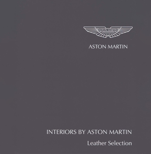Aston Martin interiors leather selection 1