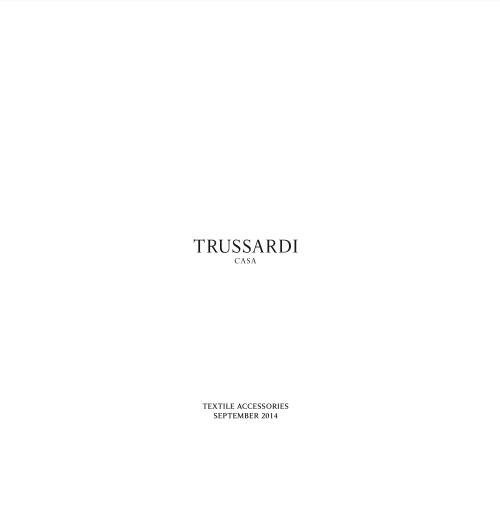 TR Trussardi casa text accessories sept 2014
